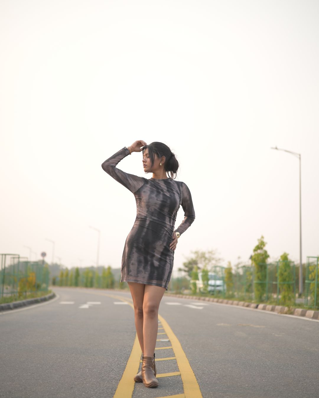 Black Sequin Party Dress thumbnail 2