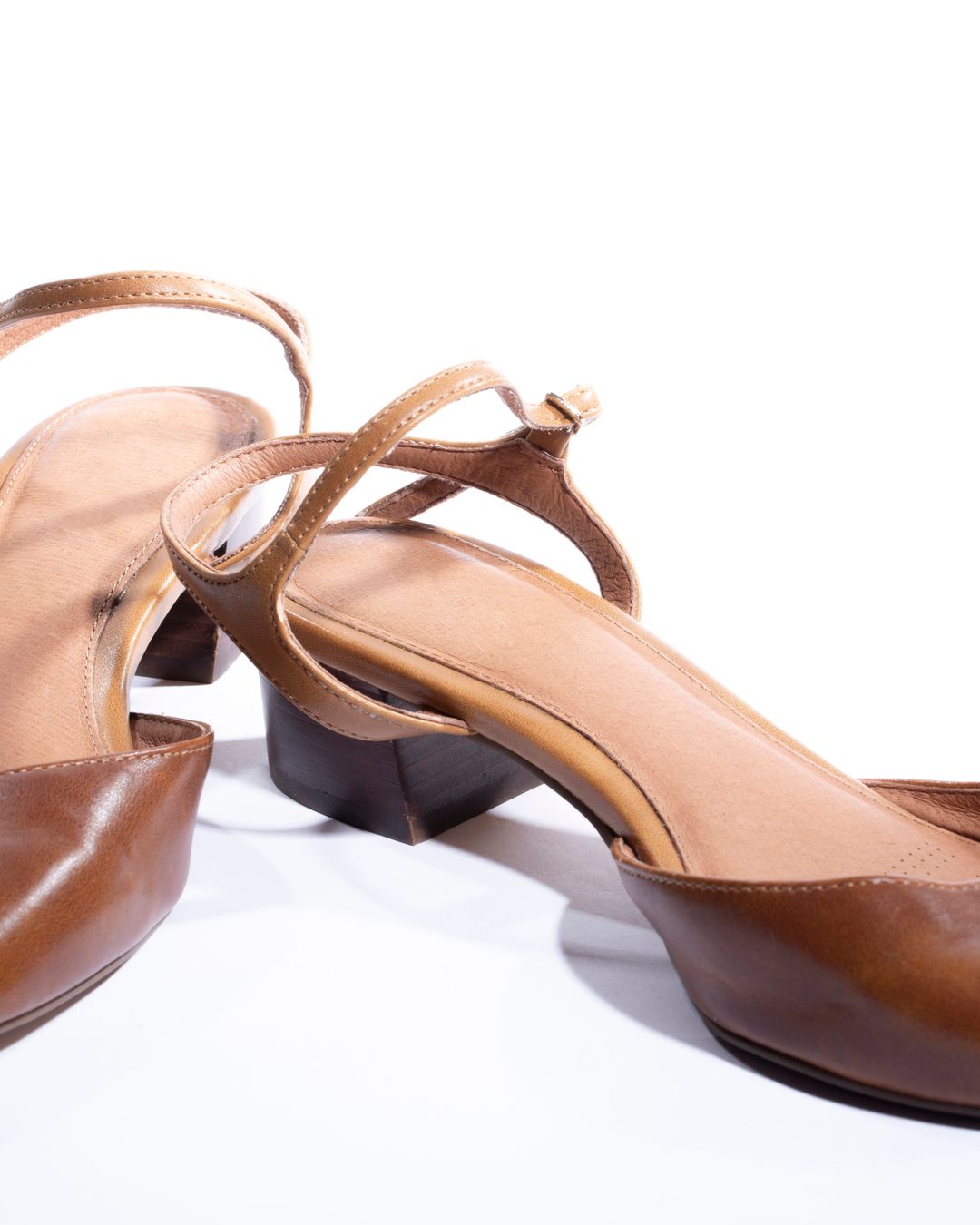 Brown Strappy Heel Sandals thumbnail 2