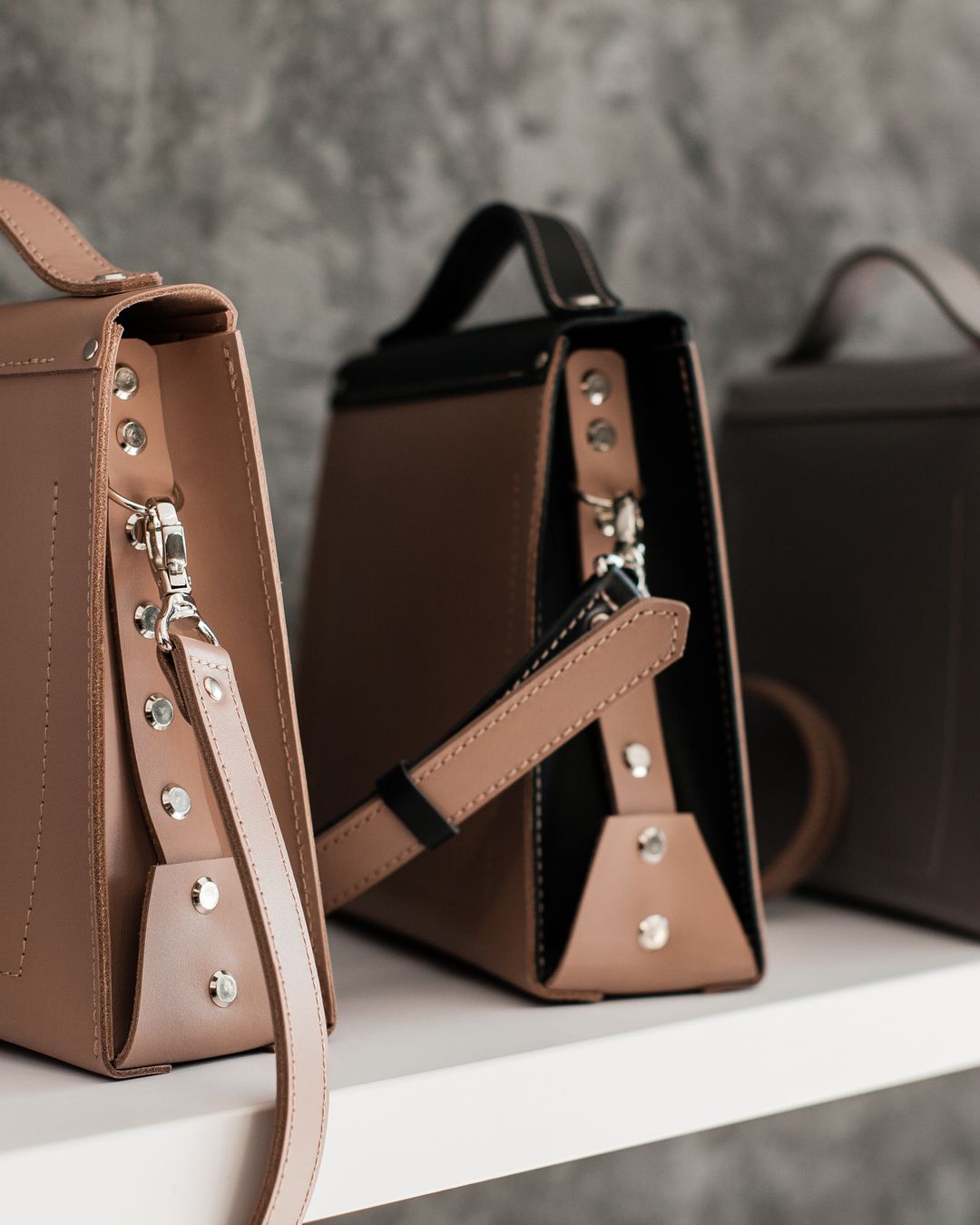 Embroidered Leather Tote thumbnail 3