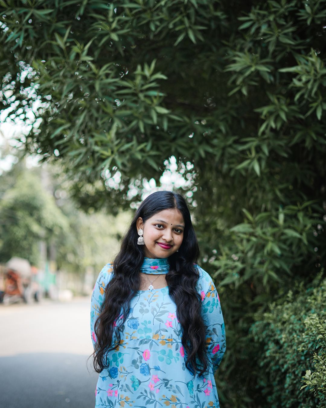 Floral Print Tunic Dress thumbnail 2