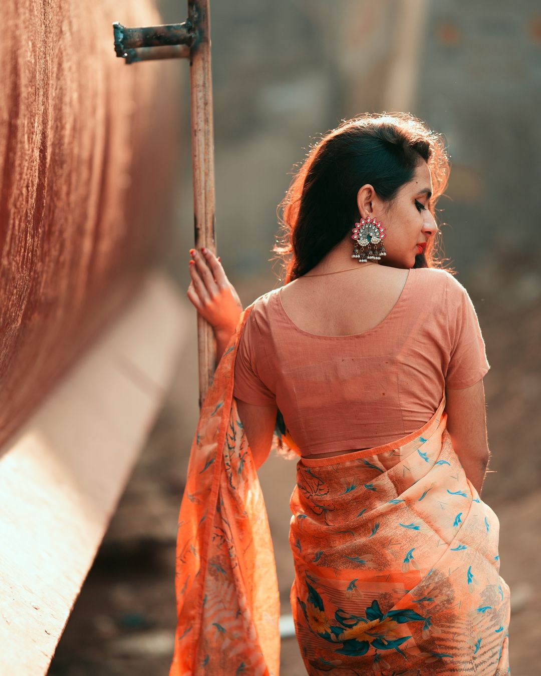 Red Long Gown thumbnail 3