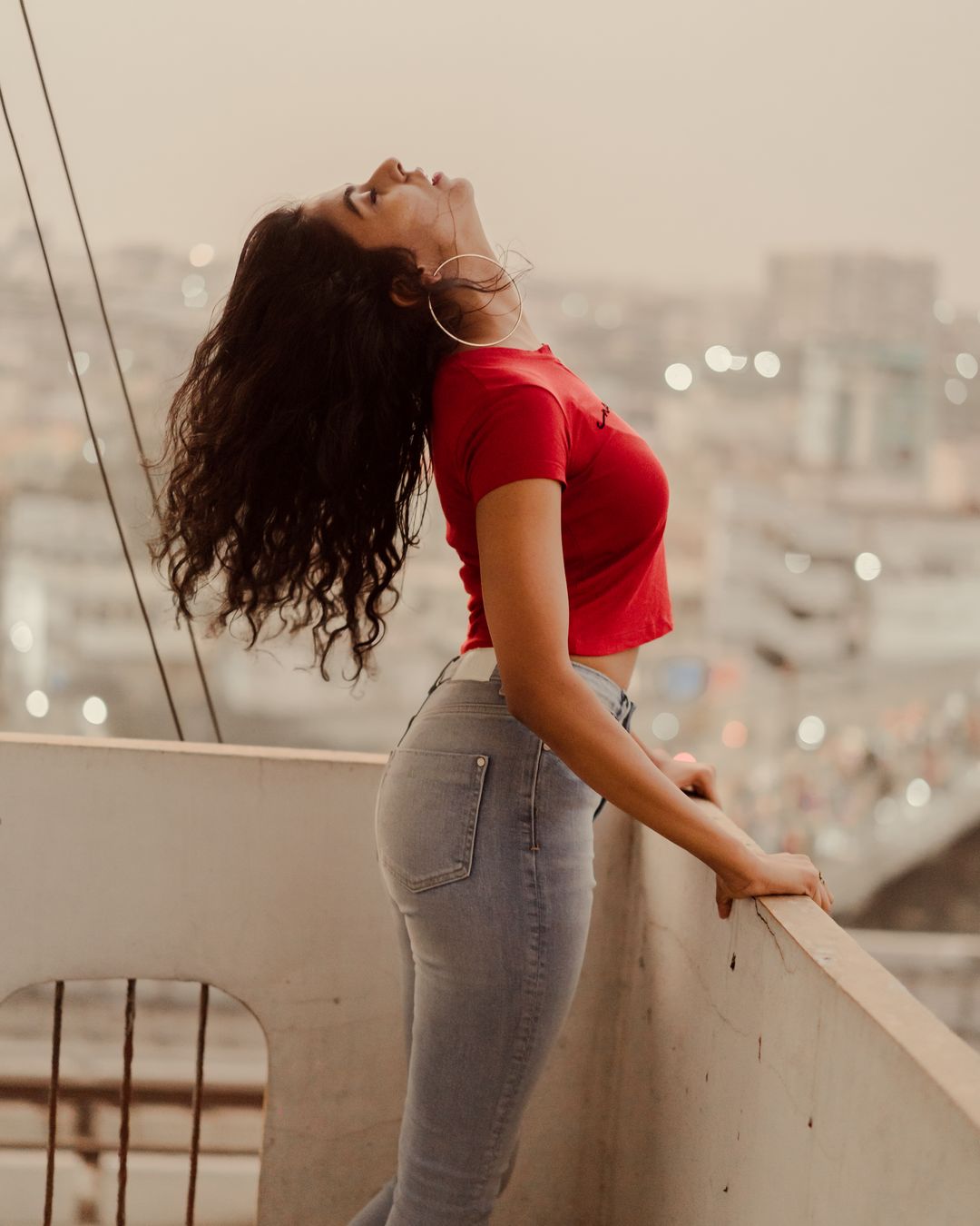 Red Long-Sleeve Top thumbnail 3
