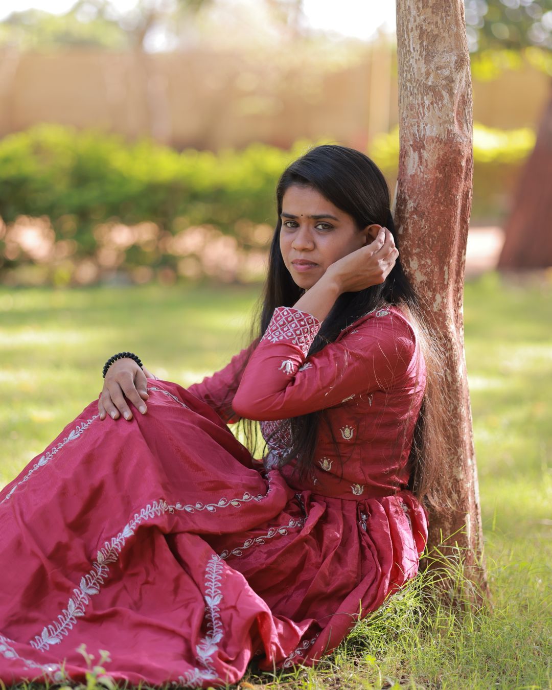Rose Pink Long Dress