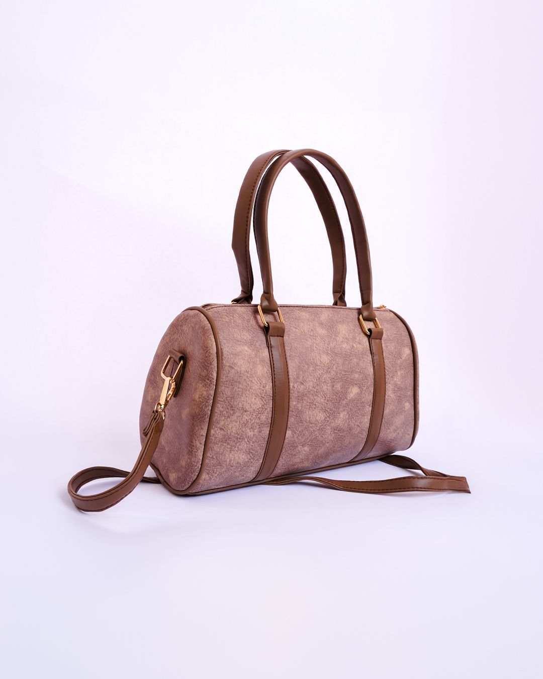 Round Duffle Style Handbag thumbnail 2
